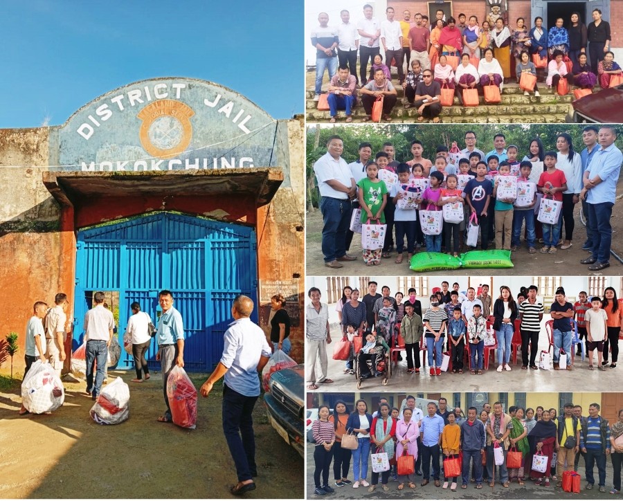 Mokokchung District Bar Association is undertaking a yearlong jubilee proclamation by organising welfare programmes to reach out to the needy people. (Photo courtesy: MDBA)